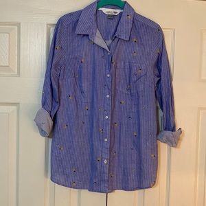 Denim button down shirt